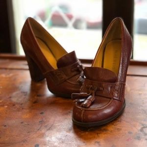 Brand New Nine West Leather Loafer Heel